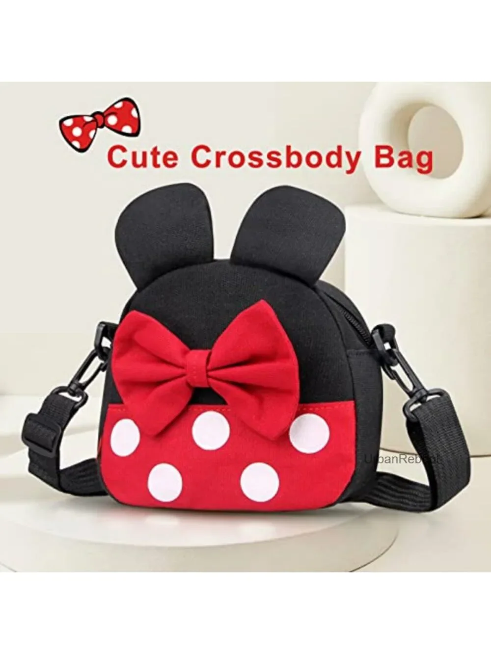 Toddler Girls Canvas Crossbody Purse Mini Cartoon Bag